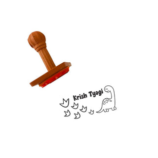 Book stamp - Dino Trails (PREPAID ONLY)