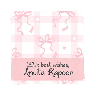 Gift Tags Square - Pretty Bows (PREPAID ONLY)