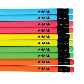 Personalised Name Pencils - Pack of 10 (PREPAID ONLY)