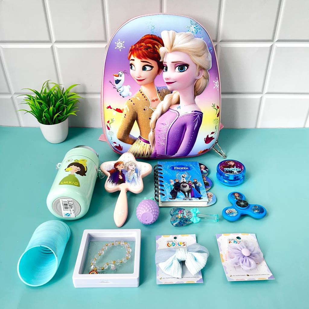 Frozen Wonderland Backpack Hamper
