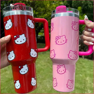 Premium Quality Hello Kitty Design Stanley 1.18ml Tumbler for Kids