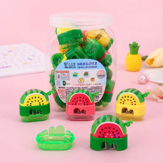 Kawaii Watermelon Pencil Sharpener Kids Return Gift & School Stationery