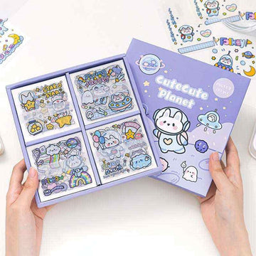 100 Sheets Set of CuteCute Planet Journal Stickers