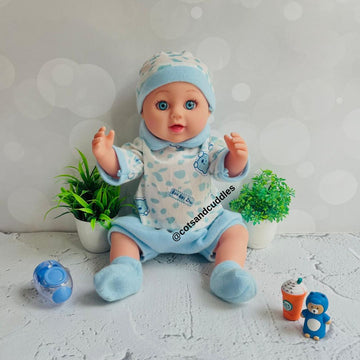 Boy Doll with Realistic Baby Sound for Girls (Big)