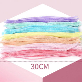 20-Piece Colorful Pipe Cleaner Flexible Wired Twisting Sticks for Multipurpose and DIY Crafts & Decorations