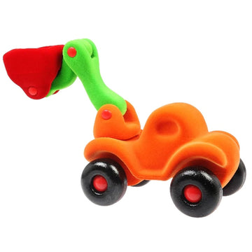 Rubabu Bully The Bulldozer - Orange+Red+Green Large