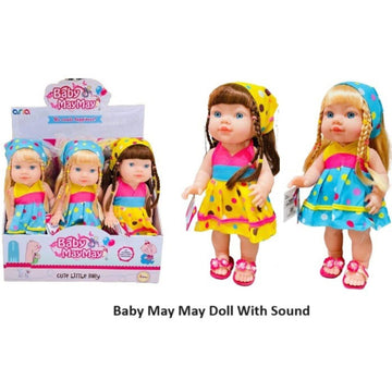Girl Doll with Realistic Baby Sound for Girls (36 cm) (Big)