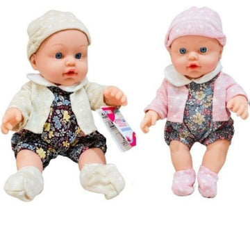Boy Doll with Realistic Baby Sound for Girls (29cm) (Jump Suit)