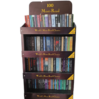 100 Most-Read World Classics Book Set With Rack | Timeless Literature Collection (Prepaid Only)