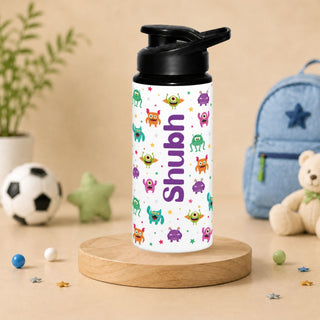Personalized Water Bottle for Kids - Monsters (PREPAID ONLY)