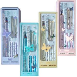 Butterfly Design Fountain Pen Set