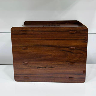 4 Layer Wooden Assembling Documents Storage Organizer for Home & Office