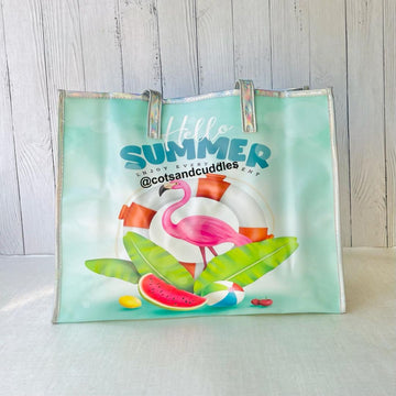 Summer Vibes Collection: Stylish and Durable Beach Day Printed Tote Bags for Sun-soaked Adventures