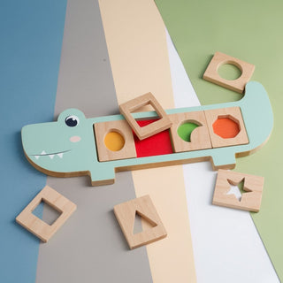 Wooden Snap & Learn for Kids