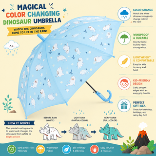 Magic Color Changing Kids' Umbrella | Fun Prints for Boys & Girls