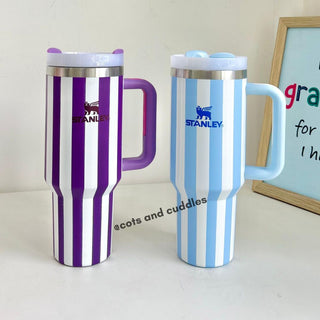 Cute Colored Strip Design 1.18 L Tumbler for Kids