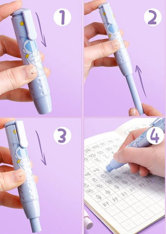 Press Pen Eraser 
