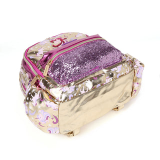 Unicorn Design Backpack with Front Pocket for Kids
