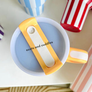 Cute Colored Strip Design 1.18 L Tumbler for Kids