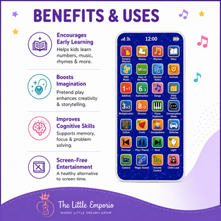 Kids Learning Smart Phone Toy — 28 Interactive Features | Hindi & English | Ages 2–6