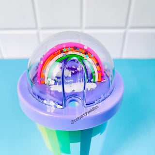 Holpgraphic Rainbow Glitter Sipper Bottle (Random)