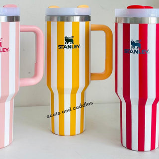 Cute Colored Strip Design 1.18 L Tumbler for Kids
