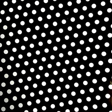White Dot in Black Theme Printed Gift Wrapping Paper (Pack of 10)