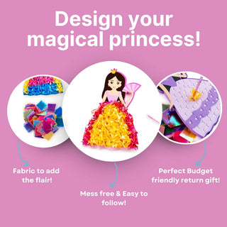 Cots and Cuddles Diy Princess Poking Gown Kit Pack of 1 (Random)