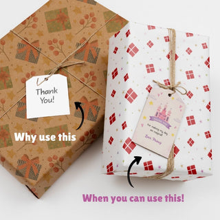 Personalized Thank You Tags for Return Gifts - Magical Castle (18pcs) (PREPAID ONLY)