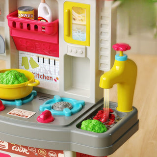 44 Pcs Play House Full Kitchen Toys Set for Children Pretend Play