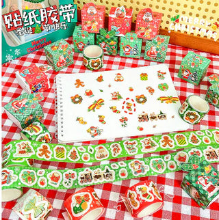 Christmas Irregular-Shaped Washi Tape – 3cm x 2m Decorative Holiday Tape