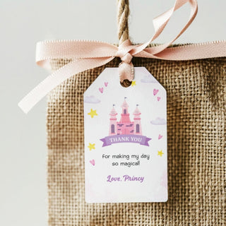 Personalized Thank You Tags for Return Gifts - Magical Castle (18pcs) (PREPAID ONLY)