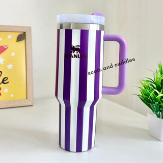 Cute Colored Strip Design 1.18 L Tumbler for Kids