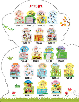 Step into the Helpers Wonderland - Activity and Colouring Fun Book for Age 4+