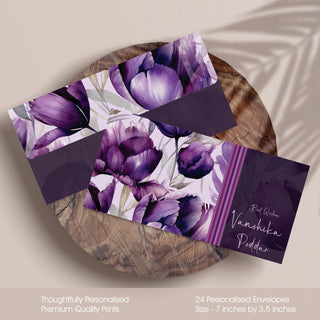 Personalised Envelopes - Violet Dreams (PREPAID ONLY)