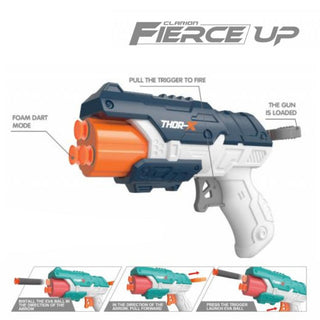 Fierce up Dart Gun with 6 Darts (Random Color)