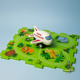 City Series Puzzle Rail & Airplane Track