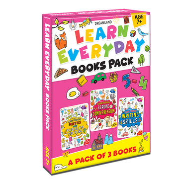 Learn Everyday 3 Books Pack for Children Age 7+