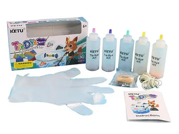 Ketu Tie Dye Kit: Unleash Your Creativity with 5 Vibrant Colors