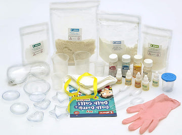 My Bath Bomb And Bath Salts Making Lab Kit for Kids 8+ Educational DIY Kit