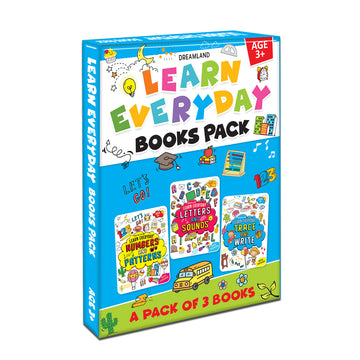 Learn Everyday 3 Books Pack for Children Age 3+