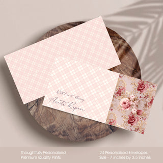 Personalised Envelopes - Pretty in Pink (PREPAID ONLY)