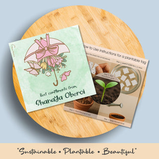 Plantable Gift Tag - Spring Bloom - 24 Tags (PREPAID ONLY)