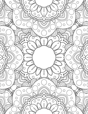 Flowers – Colouring Book for Adults