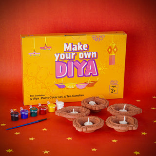 DIY Diya ( Paint your Diya ) (Pack of 5)