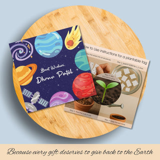 Plantable Gift Tag - Galaxy Glow - 24 Tags (PREPAID ONLY)