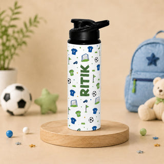 Personalized Water Bottle for Kids - Football (PREPAID ONLY)