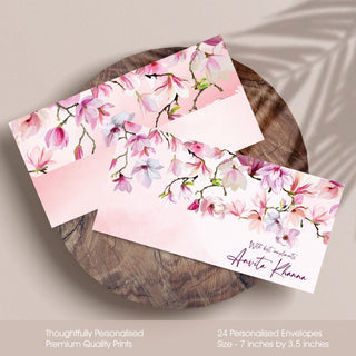 Personalised Envelopes - Floral Elegance (PREPAID ONLY)