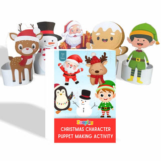 Christmas Characters Puppet Making Activity