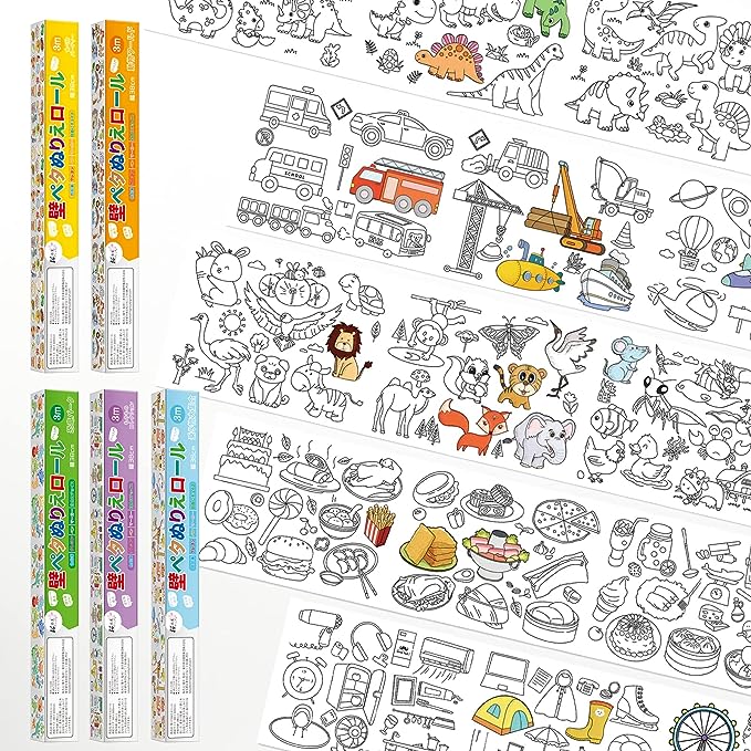 Cartoon Doodling Wall Sticker: Playful Designs for Kids' Creative Spaces